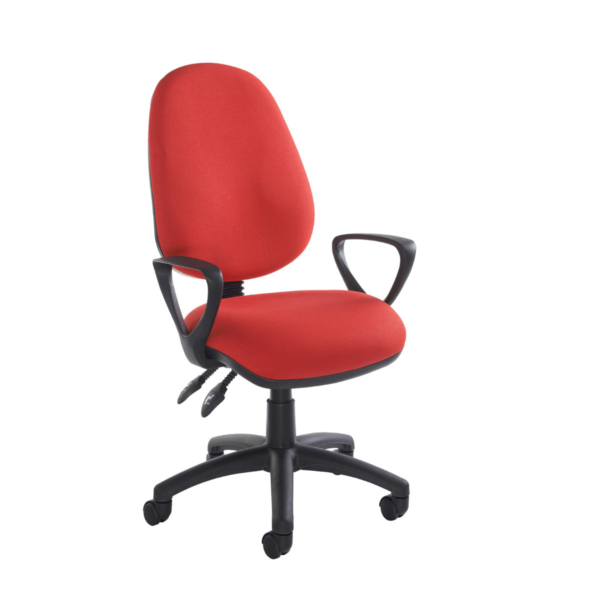 Vantage 100 Fabric Operator Chair - V100 - Black, Blue, Burgundy, Charcoal, Grey or Red Option